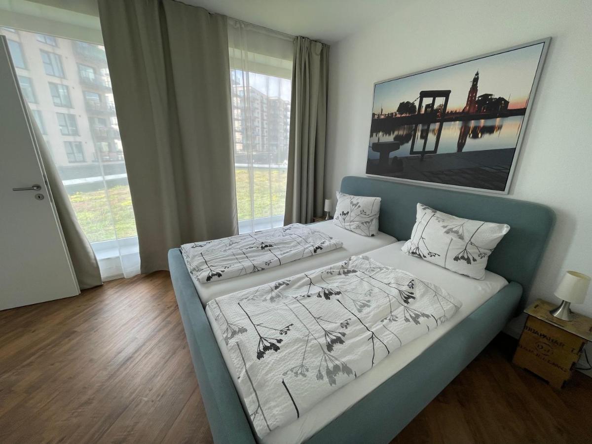Ferienwohnung Romeike "Newport" Bremerhaven Esterno foto